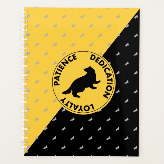 Harry Potter | HUFFLEPUFF™ House Lines Graphic Planer (Vorderseite)