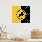 Harry Potter | HUFFLEPUFF™ House Lines Graphic Poster (Küche)