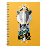 Harry Potter | HUFFLEPUFF™ House Lines Sigil Notizblock (Vorderseite)