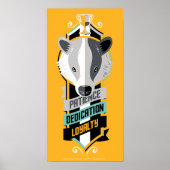 Harry Potter | HUFFLEPUFF™ House Lines Sigil Poster (Vorne)