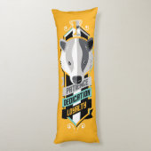 Harry Potter | HUFFLEPUFF™ House Lines Sigil Seitenschläferkissen (Rückseite (Vertikal))