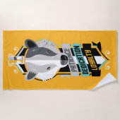 Harry Potter | HUFFLEPUFF™ House Lines Sigil Strandtuch (Vorderseite)