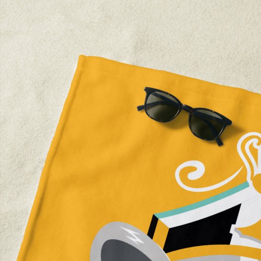 Harry Potter | HUFFLEPUFF™ House Lines Sigil Strandtuch (Beispiel)