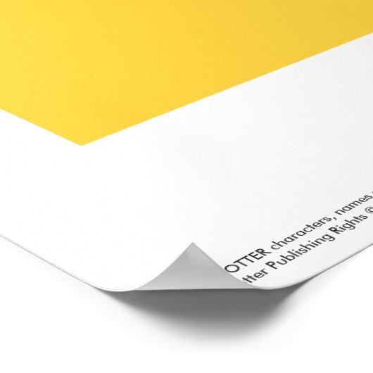 Harry Potter | Hufflepuff House Pride Graphic Poster (Ecke)