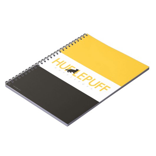 Harry Potter | Hufflepuff House Pride Logo Notizblock (Linke Seite)
