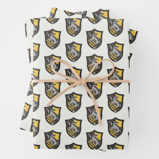 Harry Potter | Hufflepuff House Pride Wappen 2 Geschenkpapier Set (Beispiel)