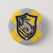 Harry Potter | Hufflepuff House Pride Wappen Button (Vorderseite)