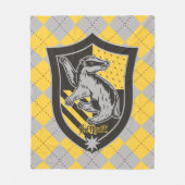 Harry Potter | Hufflepuff House Pride Wappen Fleecedecke (Vorderseite)