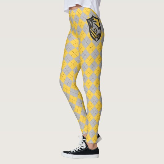 Harry Potter | Hufflepuff House Pride Wappen Leggings (Links)