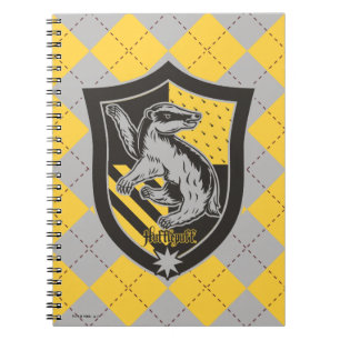 Harry Potter   Hufflepuff House Pride Wappen Notizblock