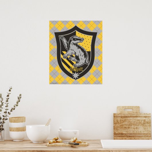 Harry Potter | Hufflepuff House Pride Wappen Poster (Küche)