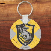 Harry Potter | Hufflepuff House Pride Wappen Schlüsselanhänger (Vorderseite)