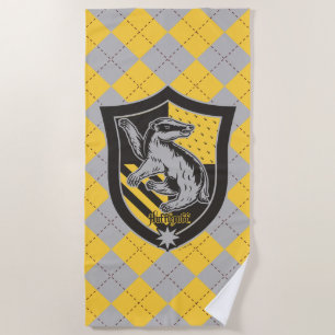 Harry Potter Hufflepuff House Pride Wappen Strandtuch