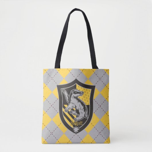 Harry Potter | Hufflepuff House Pride Wappen Tasche (Vorderseite)