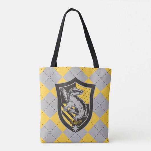 Harry Potter | Hufflepuff House Pride Wappen Tasche (Rückseite)