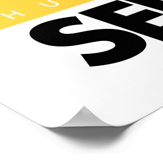 Harry Potter | HUFFLEPUFF™ House Quidditch Search Poster (Ecke)