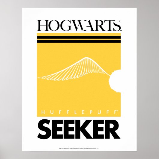 Harry Potter | HUFFLEPUFF™ House Quidditch Search Poster (Vorne)