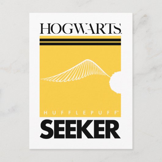 Harry Potter | HUFFLEPUFF™ House Quidditch Search Postkarte (Vorderseite)