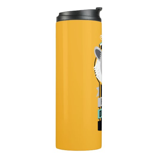 Harry Potter | HUFFLEPUFF™ House Traits Sigil Thermosbecher (Nach links gedreht)