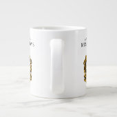 Harry Potter | Hufflepuff-Lehrer Personalisiert Jumbo-Tasse (Rückseite)