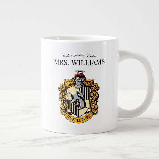 Harry Potter | Hufflepuff-Lehrer Personalisiert Jumbo-Tasse (Rechts)
