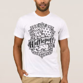 HARRY POTTER™ HUFFLEPUFF™ Line Art Wappen T-Shirt (Vorderseite)