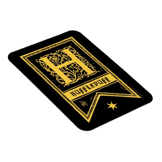 Harry Potter | Hufflepuff Monogram Banner Magnet (Rechte Seite)