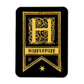 Harry Potter | Hufflepuff Monogram Banner Magnet (Vertikal)