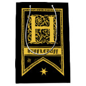 Harry Potter | Hufflepuff Monogram Banner Mittlere Geschenktüte (Vorderseite)