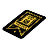 Harry Potter | Hufflepuff‑Monogramm‑Banner Magnet (Linke Seite)