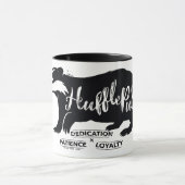 Harry Potter | HUFFLEPUFF™ Silhouette Typography Tasse (Zentrum)