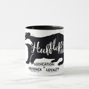 Harry Potter   HUFFLEPUFF™ Silhouette Typography Tasse