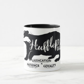 Harry Potter | HUFFLEPUFF™ Silhouette Typography Tasse