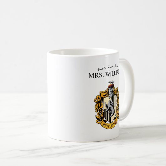 Harry Potter | Hufflepuff Teacher Personalisiert Kaffeetasse (VorderseiteRechts)