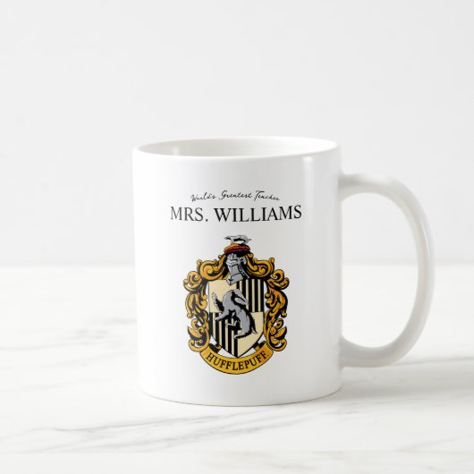 Harry Potter | Hufflepuff Teacher Personalisiert Kaffeetasse (Rechts)