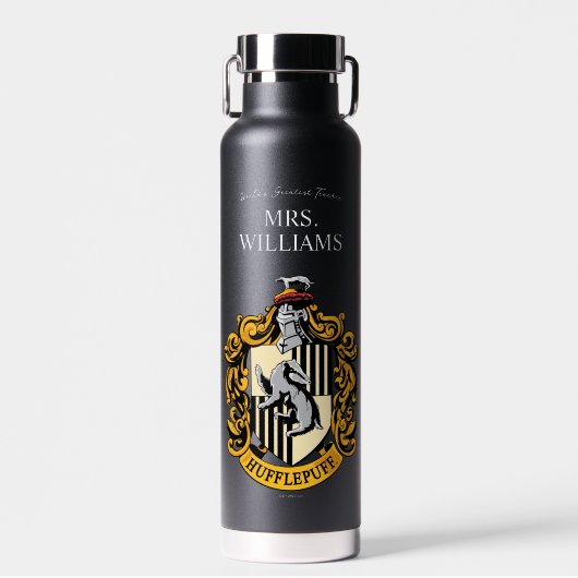 Harry Potter | Hufflepuff Teacher Personalisiert Trinkflasche (Vorne)