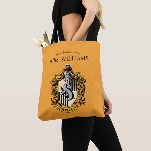 Harry Potter | Hufflepuff Wappen Lehrer Tasche (Von Nahem)