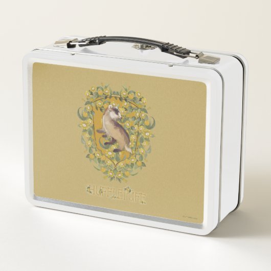 HARRY POTTER™ | HUFFLEPUFF™ Wappen Metall Brotdose (Rückseite)