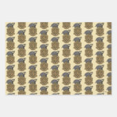 Harry Potter | Hufflepuff-Wappen mit Badger Geschenkpapier Set (Vorderseite 3)