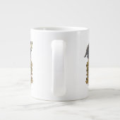 Harry Potter | Hufflepuff-Wappen mit Badger Jumbo-Tasse (Rückseite)