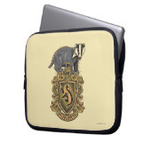 Harry Potter | Hufflepuff-Wappen mit Badger Laptopschutzhülle (Vorderseite Links)