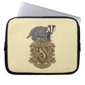 Harry Potter | Hufflepuff-Wappen mit Badger Laptopschutzhülle (Vorderseite)