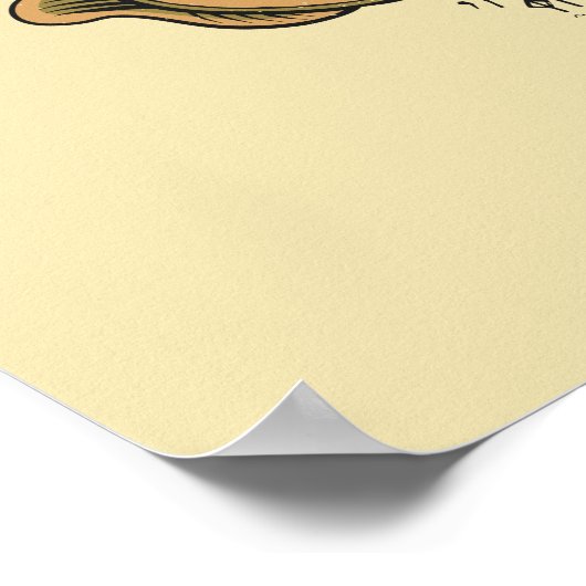 Harry Potter | Hufflepuff-Wappen mit Badger Poster (Ecke)