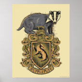 Harry Potter | Hufflepuff-Wappen mit Badger Poster (Vorne)