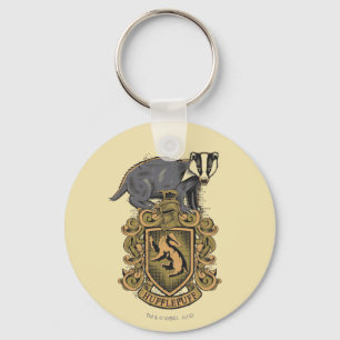 Harry Potter   Hufflepuff-Wappen mit Badger Schlüsselanhänger