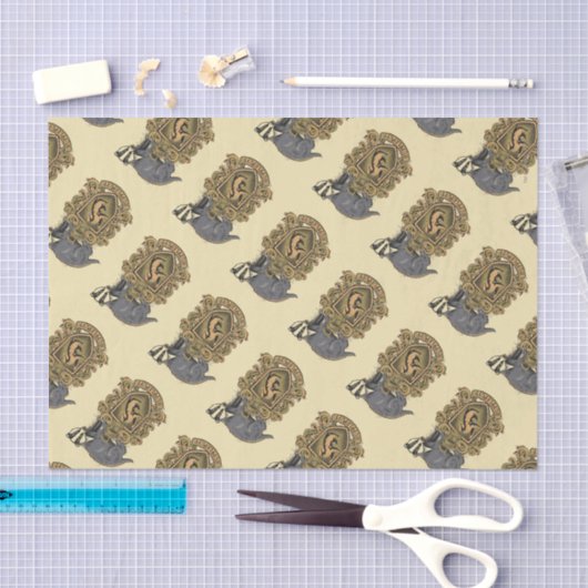 Harry Potter | Hufflepuff-Wappen mit Badger Seidenpapier (Handwerk)