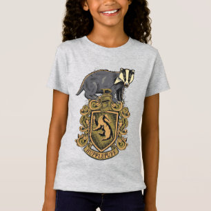 Harry Potter Hufflepuff-Wappen mit Badger T-Shirt