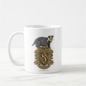 Harry Potter | Hufflepuff-Wappen mit Dachs Kaffeetasse (Links)