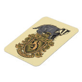 Harry Potter | Hufflepuff-Wappen mit Dachs Magnet (Linke Seite)