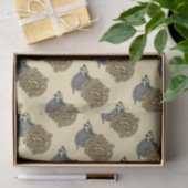 Harry Potter | Hufflepuff-Wappen mit Dachs Seidenpapier (Geschenk)